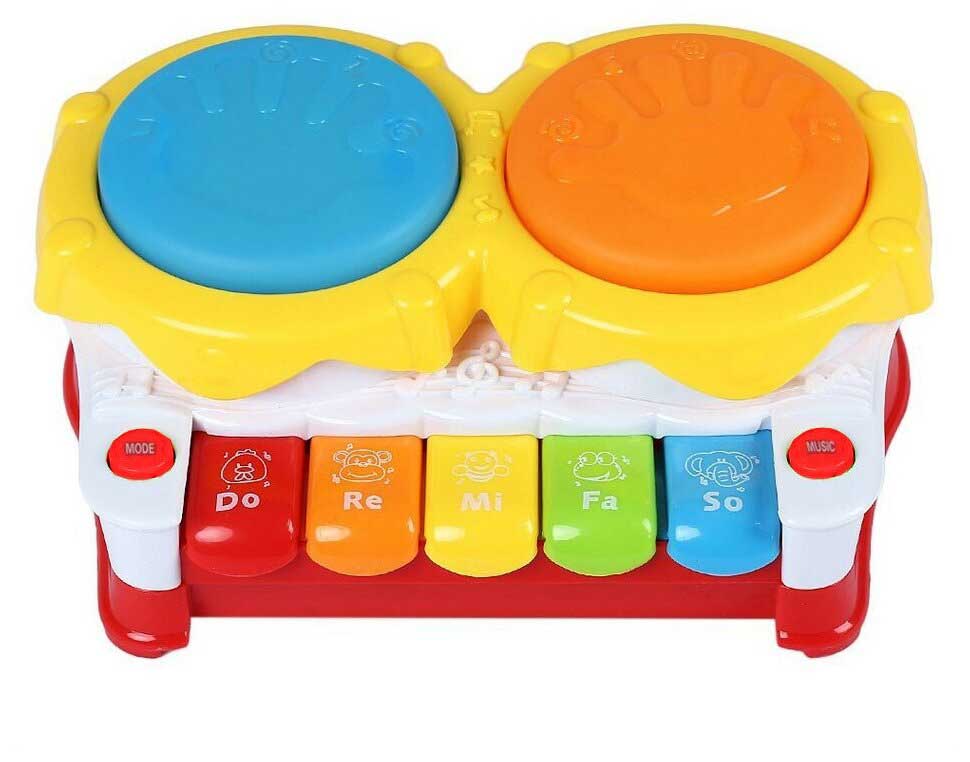 Развивающая игрушка "Первые уроки музыки" с барабаном,
Развивающая игрушка "Первые уроки музыки" с барабаном,