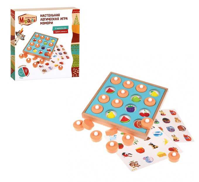 MAPACHA. 76844 Логическая игра на тренировку памяти "Мэмори" 3 уровня сложности, 12 игр 6 карт
MAPACHA. 76844 Логическая игра на тренировку памяти "Мэмори" 3 уровня сложности, 12 игр 6 карт