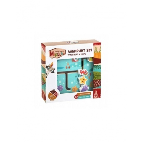 MAPACHA. 76851 Лабиринт двухсторонний 2в1 "Транспорт и море" с песочными часами, 23х5х23 см
MAPACHA. 76851 Лабиринт двухсторонний 2в1 "Транспорт и море" с песочными часами, 23х5х23 см
