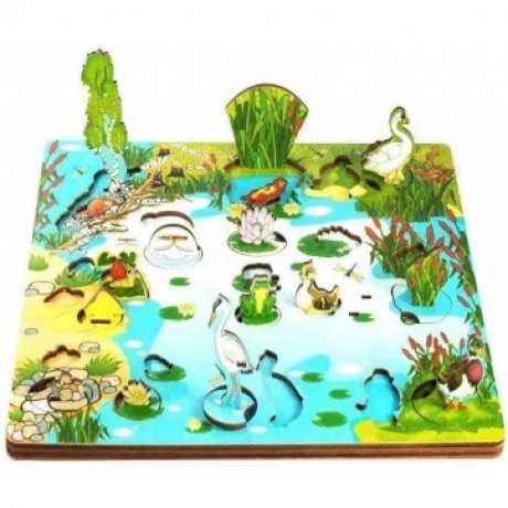 3D Развивающая доска Нескучные игры "Обитатели пруда" арт.7923 (Пруд) 37,5х30,5х1,2 см /25
3D Развивающая доска Нескучные игры "Обитатели пруда" арт.7923 (Пруд) 37,5х30,5х1,2 см /25