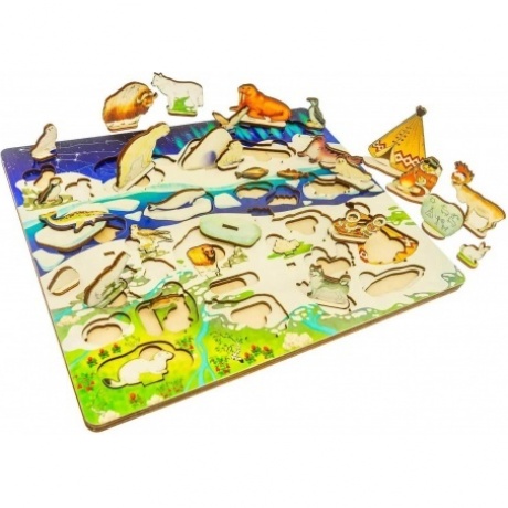 3D Развивающая доска Нескучные игры "Под Большой Медведицей" (Арктика, 52 дет.) 37х1,4х31 арт.7975 /25
3D Развивающая доска Нескучные игры "Под Большой Медведицей" (Арктика, 52 дет.) 37х1,4х31 арт.7975 /25