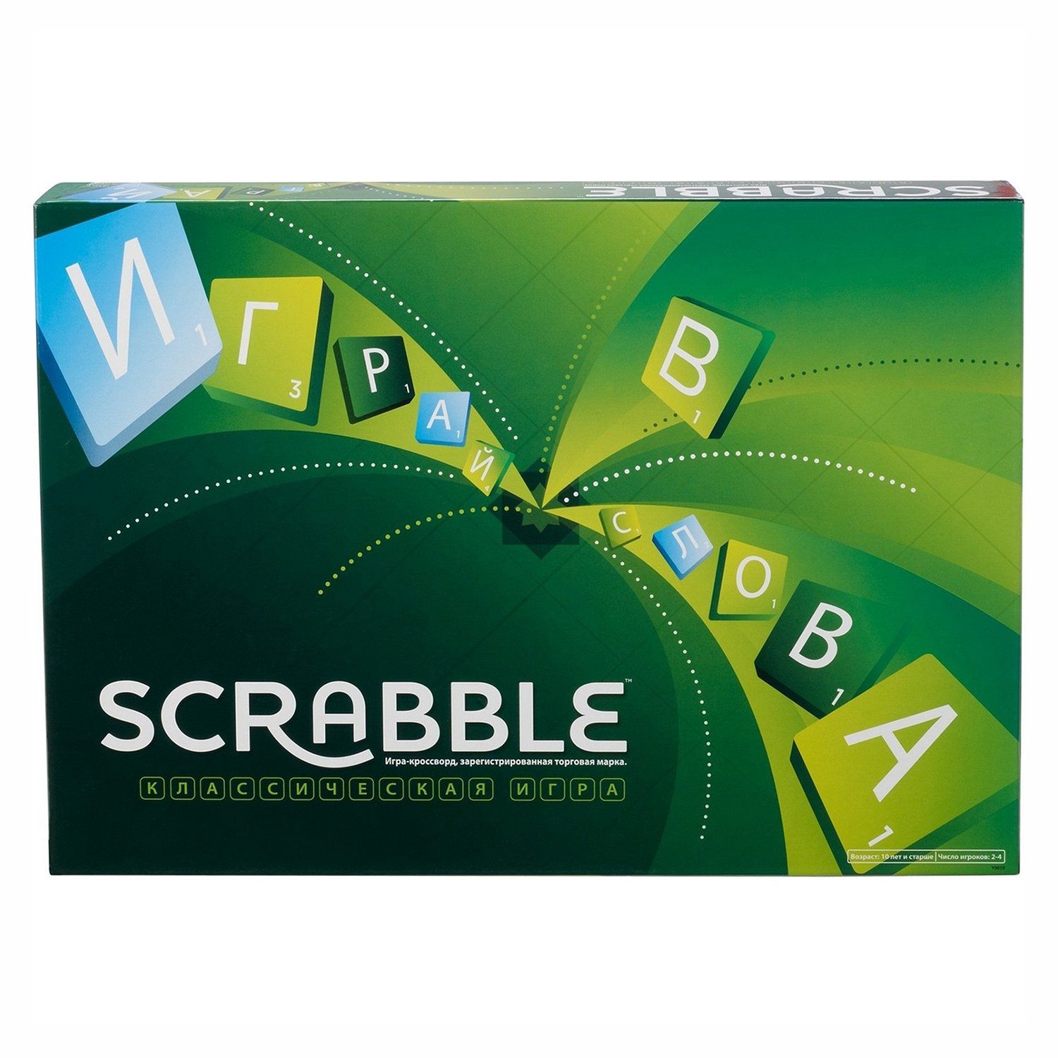 Игра настольная SCRABBLE классический Y9736
Игра настольная SCRABBLE классический Y9736