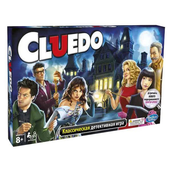 Настольная игра Hasbro Клуэдо Встречайте нового подозреваемого 38712
Настольная игра Hasbro Клуэдо Встречайте нового подозреваемого 38712