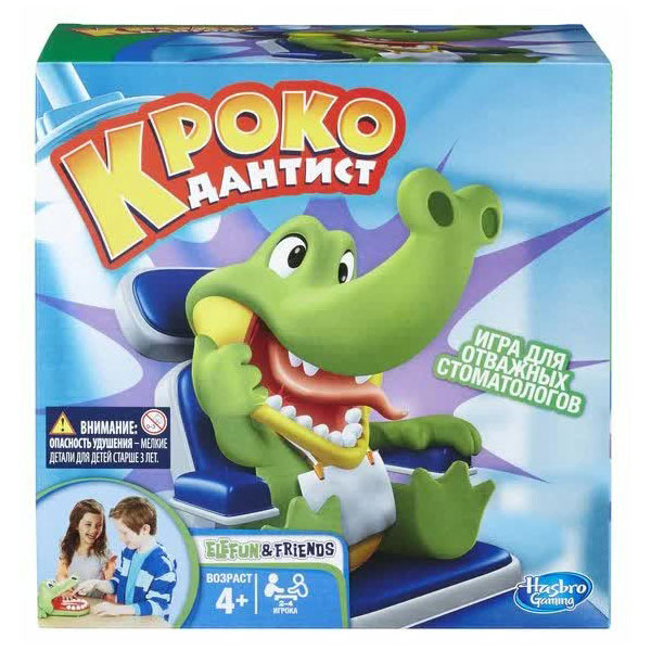 Настольная игра Hasbro Крокодил дантист E4898121
Настольная игра Hasbro Крокодил дантист E4898121