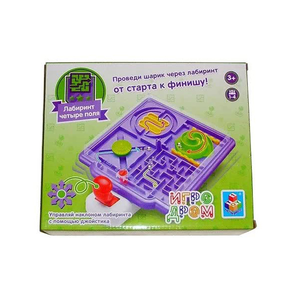 Настольная игра 1Toy "Лабиринт 4 поля"
Настольная игра 1Toy "Лабиринт 4 поля"