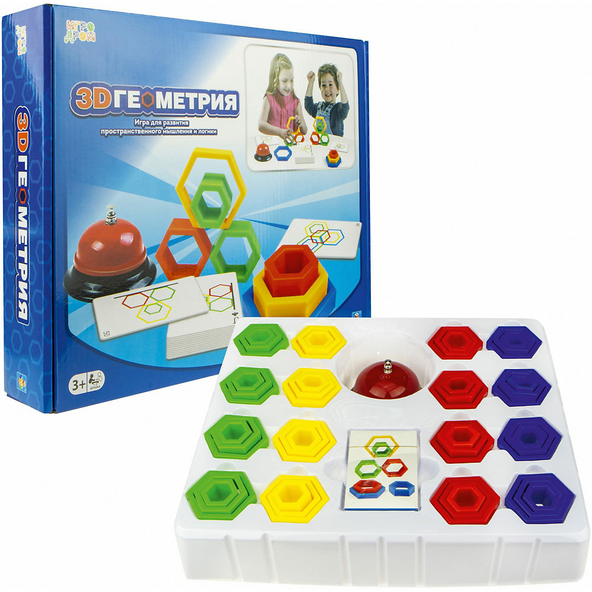 Игра настольная 1TOY ИГРА ДРОМ "3D Геометрия"
Игра настольная 1TOY ИГРА ДРОМ "3D Геометрия"