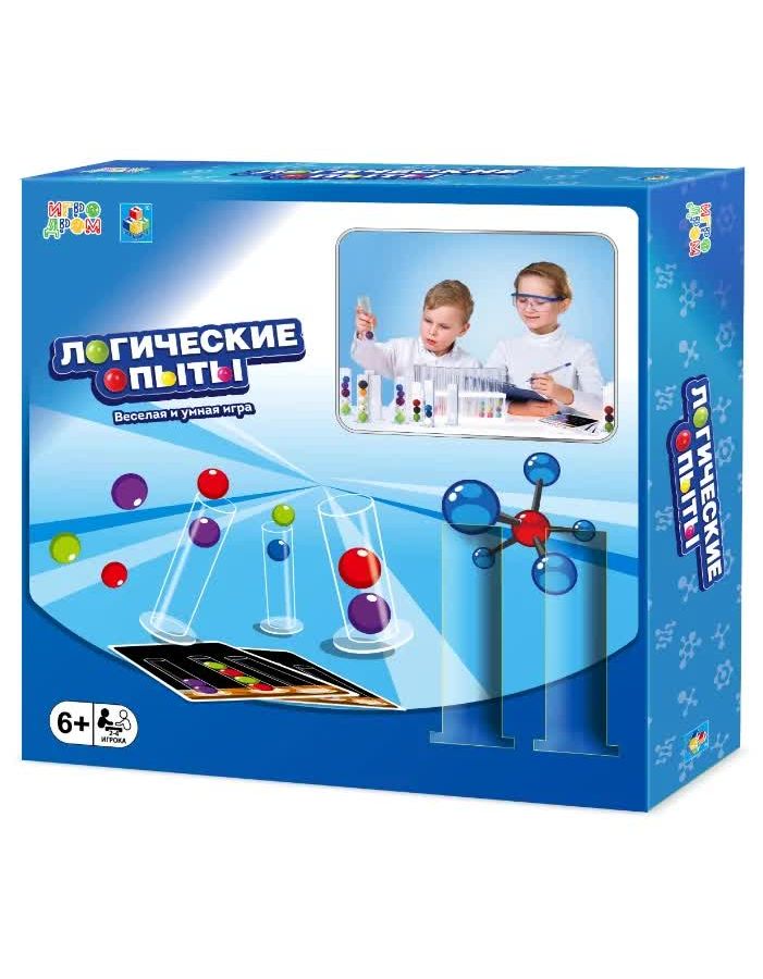 Игра настольная 1TOY ИГРА ДРОМ "Логические опыты"
Игра настольная 1TOY ИГРА ДРОМ "Логические опыты"