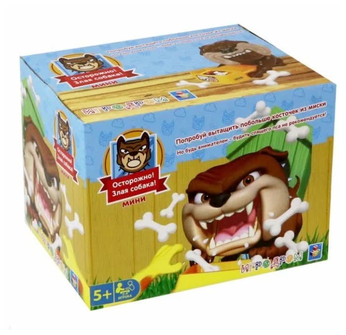 Игра настольная 1TOY ИГРОДРОМ "Злая собака мини
Игра настольная 1TOY ИГРОДРОМ "Злая собака мини