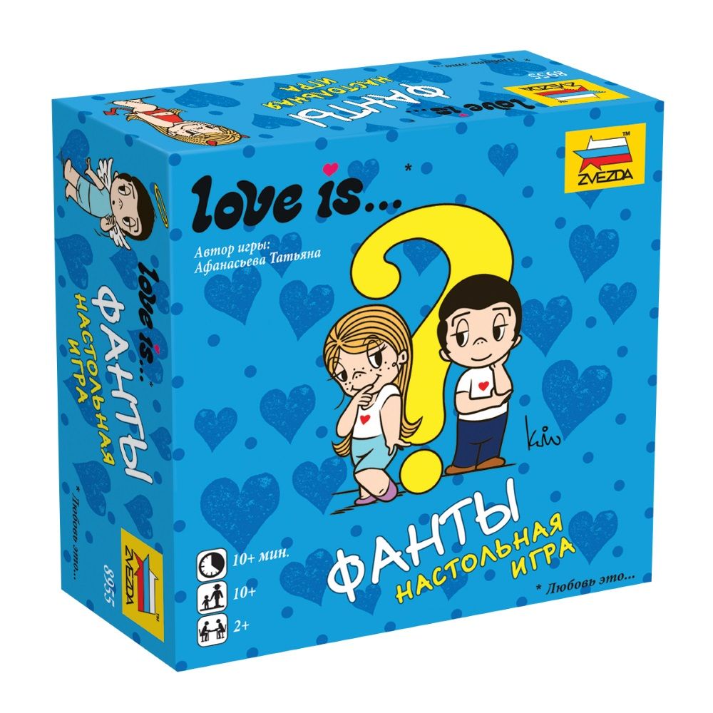 Настольная игра Zvezda 8955 Love is...Фанты
Настольная игра Zvezda 8955 Love is...Фанты