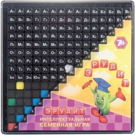 Настольная игра БИПЛАНТ 10011 Эрудит (черные фишки)
Настольная игра БИПЛАНТ 10011 Эрудит (черные фишки)