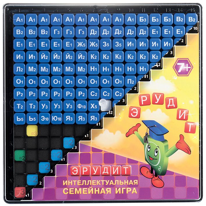 Настольная игра БИПЛАНТ 10012 Эрудит. Синие фишки
Настольная игра БИПЛАНТ 10012 Эрудит. Синие фишки