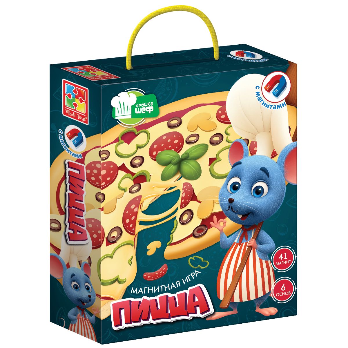 Магнитная игра VLADI TOYS VT3004-08 Пицца
Магнитная игра VLADI TOYS VT3004-08 Пицца