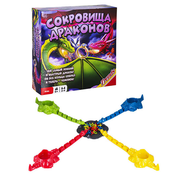 Настольная игра «Сокровища драконов» TRENDS 90200
Настольная игра «Сокровища драконов» TRENDS 90200