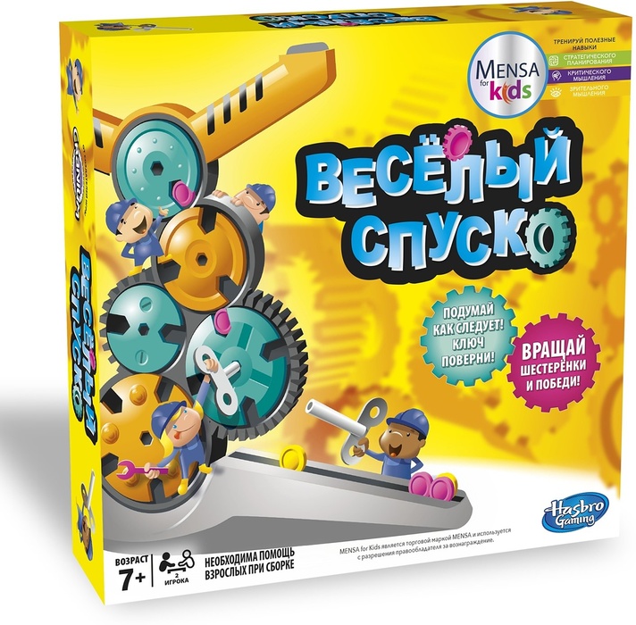 Игра настольная ВЕСЕЛЫЙ СПУСК HASBRO 123
Игра настольная ВЕСЕЛЫЙ СПУСК HASBRO 123