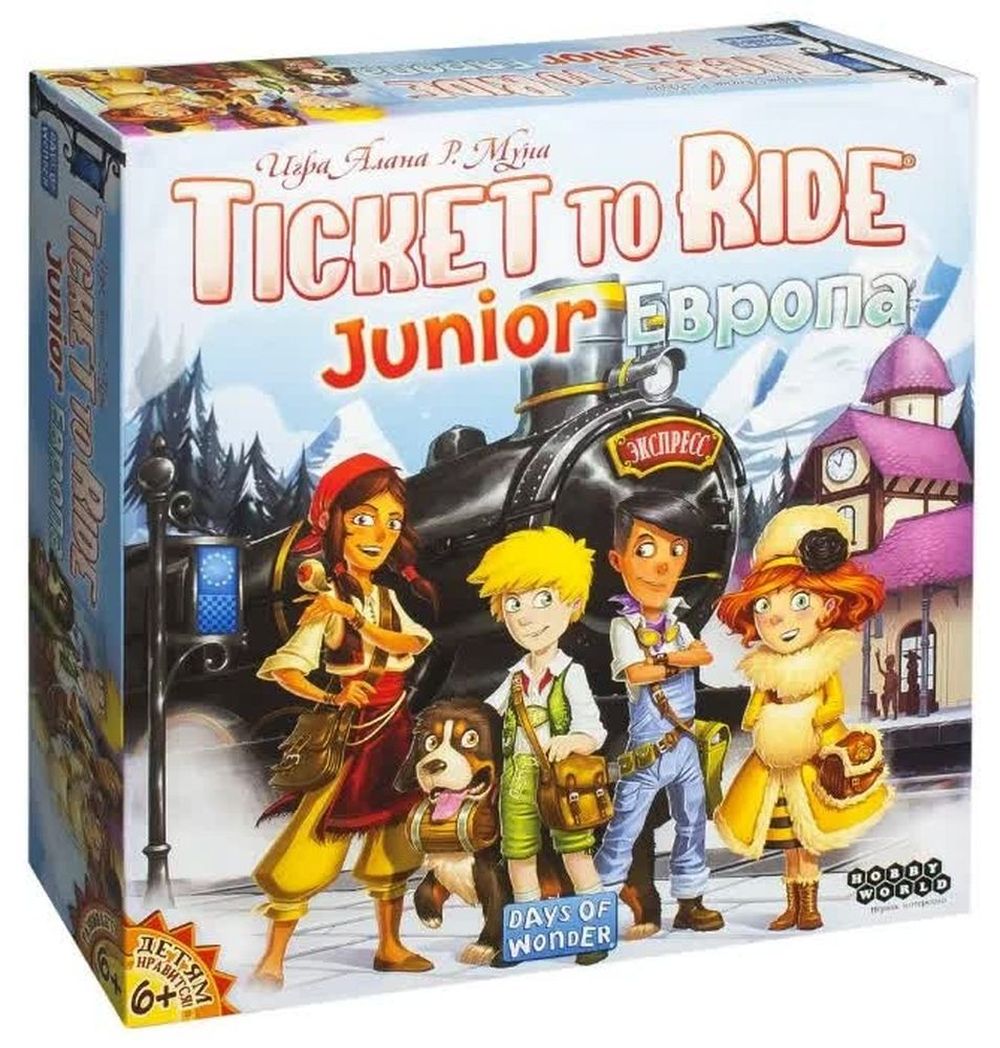 Настольная игра Hobby World Ticket to Ride Junior: Европа 1867
Настольная игра Hobby World Ticket to Ride Junior: Европа 1867