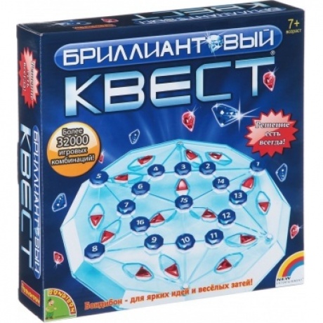 Настольная игра"Бриллиантовый квест"Bondibon BB1406
Настольная игра"Бриллиантовый квест"Bondibon BB1406