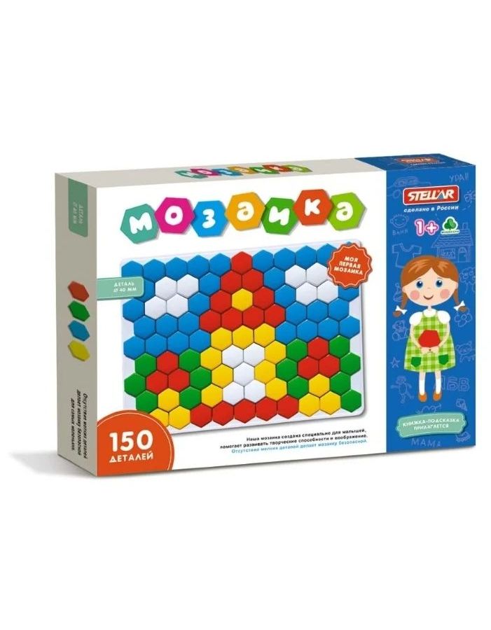 Мозаика для самых маленьких 150 фишек в коробке 01042
Мозаика для самых маленьких 150 фишек в коробке 01042