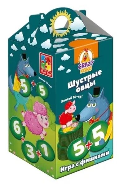 Настольная игра "Шустрые овцы" VladiToys VT8033-01
Настольная игра "Шустрые овцы" VladiToys VT8033-01