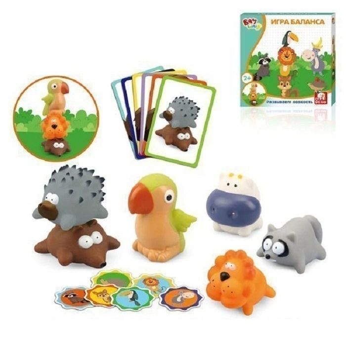 Игра "Баланса" в коробке 20 карточек,12 медалей,6 фигурок животных, правила 0765/200171283
Игра "Баланса" в коробке 20 карточек,12 медалей,6 фигурок животных, правила 0765/200171283