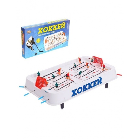 Настольная игра "Хоккей."Юношеский чемпионат" в коробке размер игрового поля 51х28х15 см 0701
Настольная игра "Хоккей."Юношеский чемпионат" в коробке размер игрового поля 51х28х15 см 0701