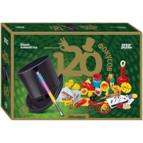 Игра "120 фокусов", Школа волшебства Степ Пазл 76097
Игра "120 фокусов", Школа волшебства Степ Пазл 76097