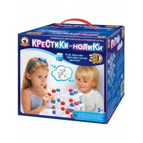 Настольная игра "Крестики-нолики 3D" Русский стиль 09020
Настольная игра "Крестики-нолики 3D" Русский стиль 09020