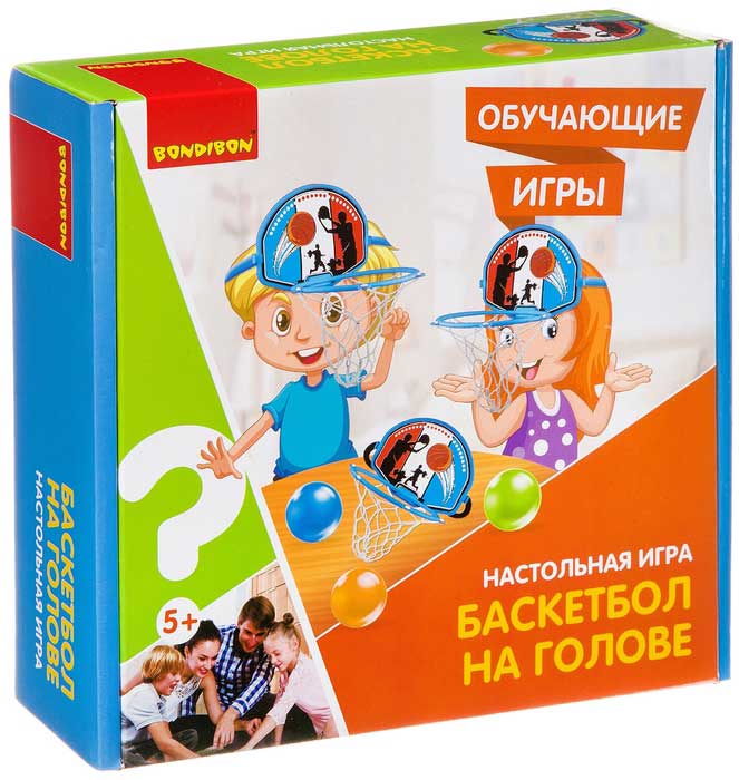 Настольная обучающая игра "Баскетбол на голове" BONDIBON
Настольная обучающая игра "Баскетбол на голове" BONDIBON