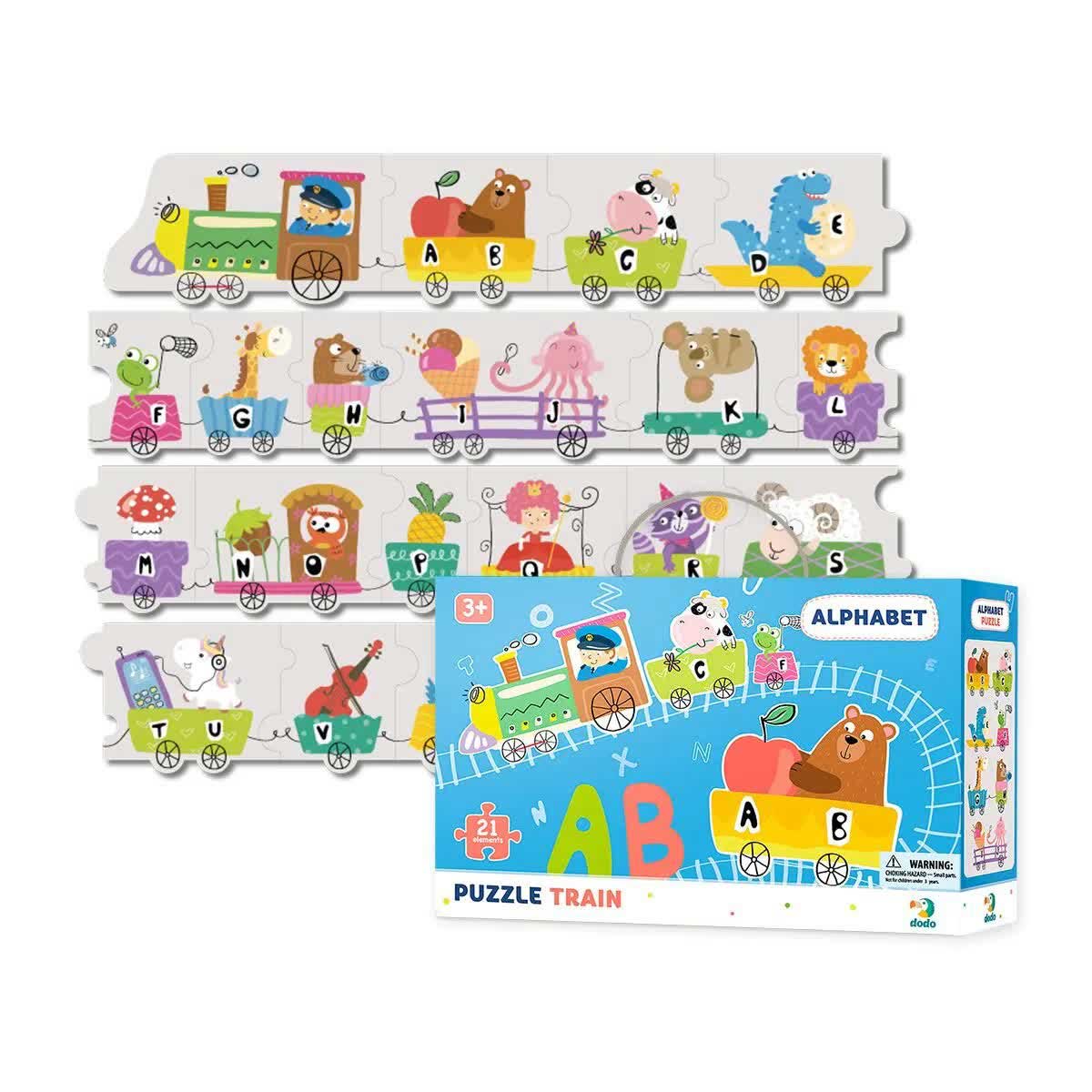 Пазл "Английский алфавит.Паровозик" 21 элемент 300251
Пазл "Английский алфавит.Паровозик" 21 элемент 300251