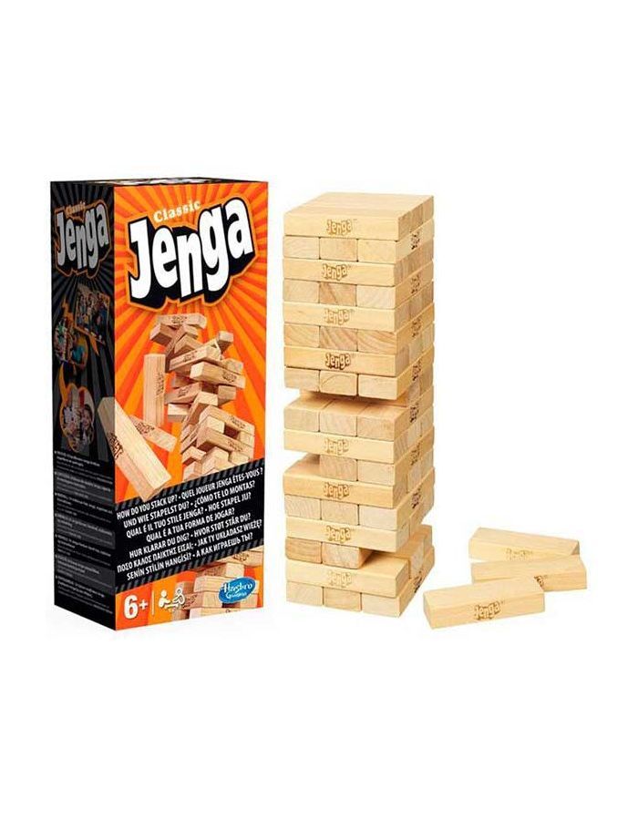 Настольная игра Hasbro Дженга арт.А2120E24
Настольная игра Hasbro Дженга арт.А2120E24