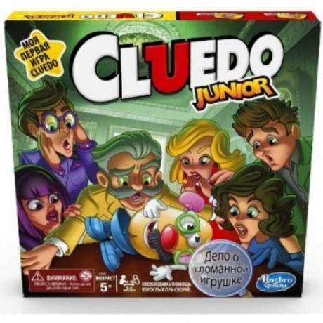 Настольная игра Hasbro "Мое первое Клуэдо. Дело о сломанной игрушке" арт.Е5341
Настольная игра Hasbro "Мое первое Клуэдо. Дело о сломанной игрушке" арт.Е5341