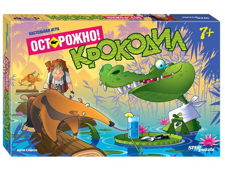 Настольная игра Step Puzzle "Осторожно: крокодил!" 76574
Настольная игра Step Puzzle "Осторожно: крокодил!" 76574