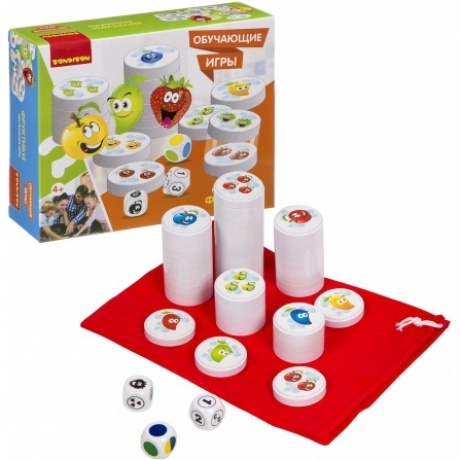 Настольная обучающая игра "Фруктики" Bondibon
Настольная обучающая игра "Фруктики" Bondibon