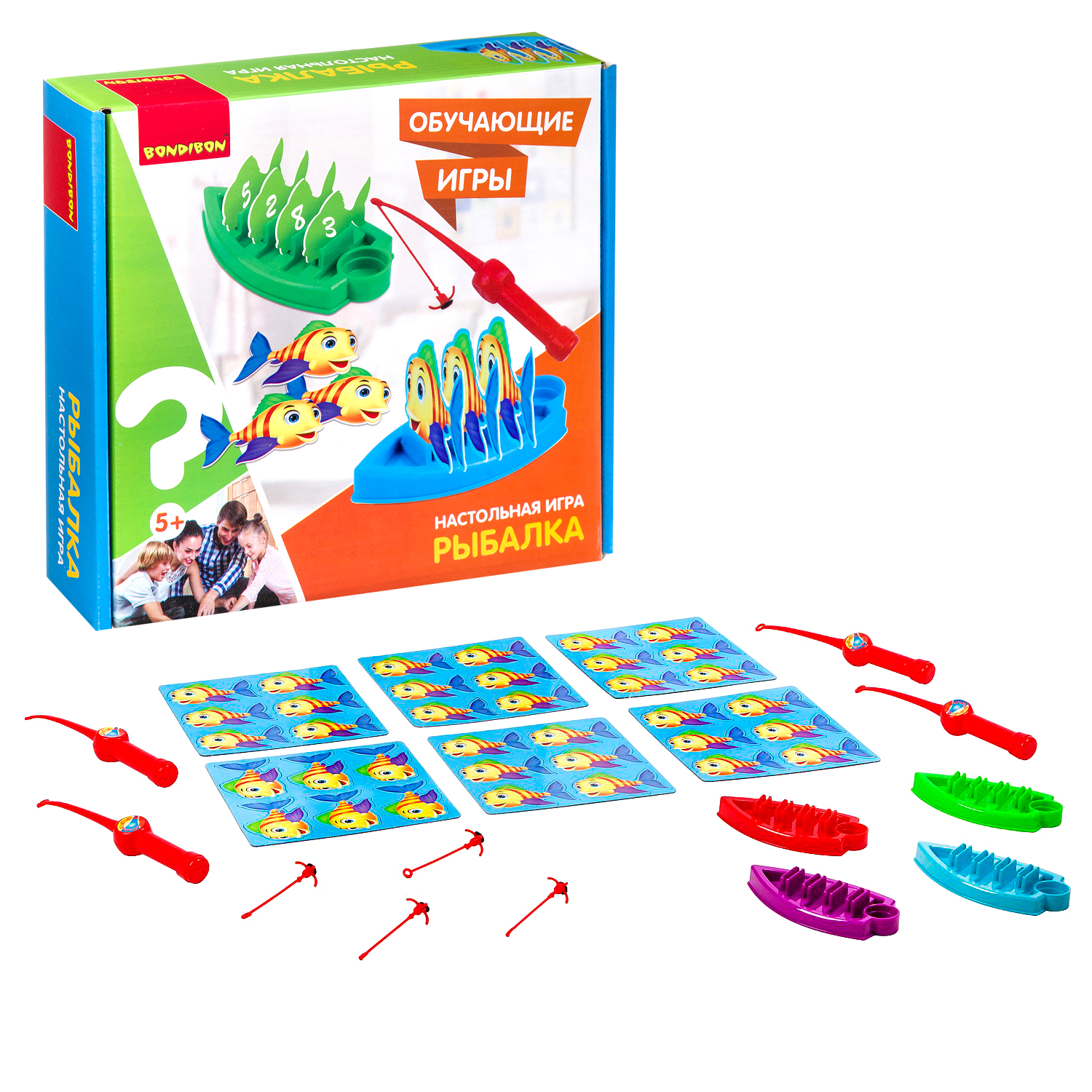 Настольная обучающая игра "Рыбалка" Bondibon
Настольная обучающая игра "Рыбалка" Bondibon