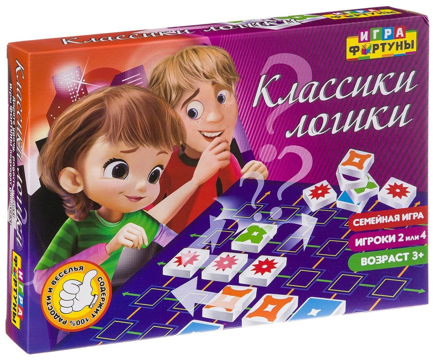 Настольная семейная игра "Классики логики"
Настольная семейная игра "Классики логики"