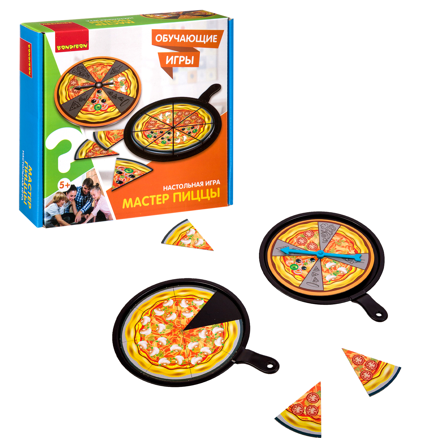 Обучающая настольная игра "Мастер пиццы" BONDIBON
Обучающая настольная игра "Мастер пиццы" BONDIBON
