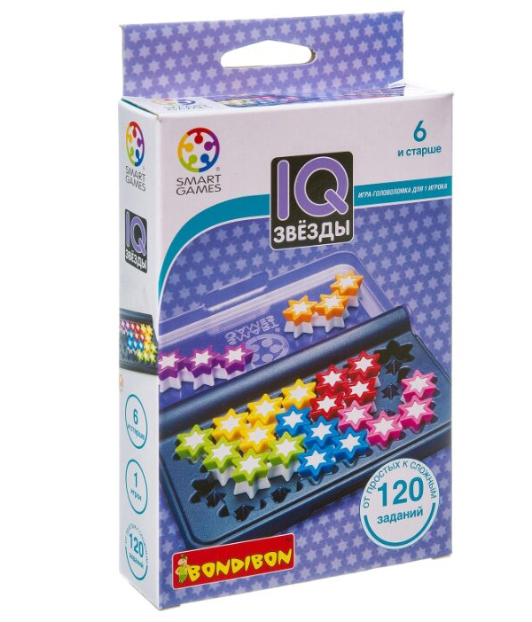 Головоломка Bondibon IQ-Звёзды ВВ3066
Головоломка Bondibon IQ-Звёзды ВВ3066