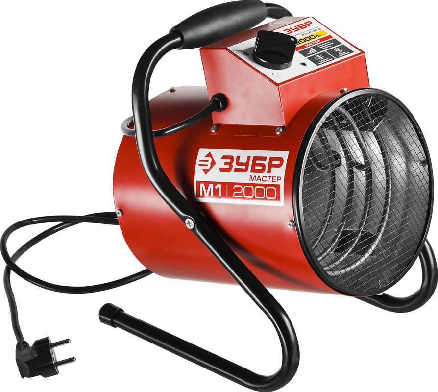 Тепловая пушка электрическая Зубр ЗТП-М1-2000 красный
Тепловая пушка электрическая Зубр ЗТП-М1-2000 красный