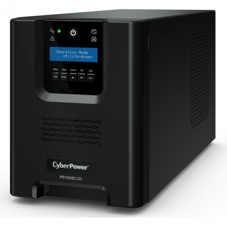 ИБП CyberPower PR1000ELCD, Line-Interactive, 1000VA/900W
ИБП CyberPower PR1000ELCD, Line-Interactive, 1000VA/900W