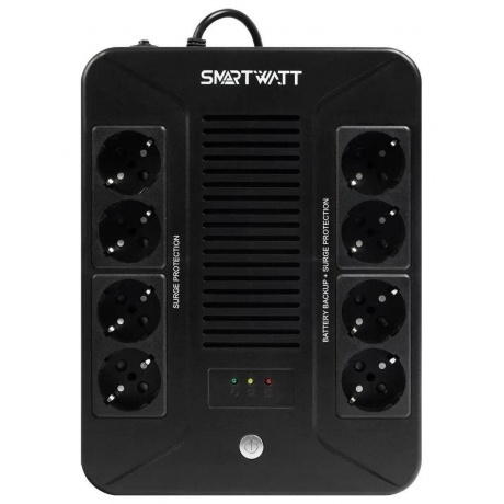 ИБП SMARTWATT UPS SAFE PRO 1000 Line-interactive 1000VA/600W Brick (Euro x8, LED, 275x210x95(мм), 6,2 кг, гарантия 3года (ИБП) 12мес (АКБ)) (3703020270001)
ИБП SMARTWATT UPS SAFE PRO 1000 Line-interactive 1000VA/600W Brick (Euro x8, LED, 275x210x95(мм), 6,2 кг, гарантия 3года (ИБП) 12мес (АКБ)) (3703020270001)