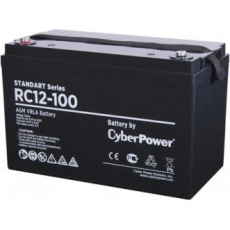 Аккумуляторная батарея CyberPower RC 12-100 напряжение 12В, емкость 100Ач, клемма Болт М8 (ДхШхВ: 330х173х215мм Полная высота 220мм; Вес 29кг; Срок службы 10лет)
Аккумуляторная батарея CyberPower RC 12-100 напряжение 12В, емкость 100Ач, клемма Болт М8 (ДхШхВ: 330х173х215мм Полная высота 220мм; Вес 29кг; Срок службы 10лет)