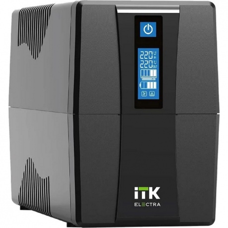 Источник бесперебойного питания ITK Electra EET-1000VA-1-002-S 600Вт 1000ВА черный
Источник бесперебойного питания ITK Electra EET-1000VA-1-002-S 600Вт 1000ВА черный