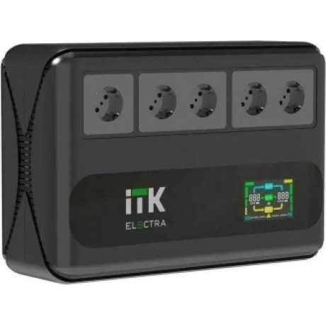 Источник бесперебойного питания ITK Electra ELT5-600VA-1-001 360Вт 600ВА черный
Источник бесперебойного питания ITK Electra ELT5-600VA-1-001 360Вт 600ВА черный