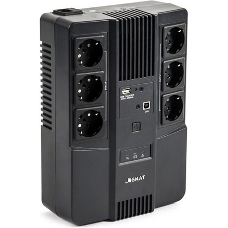 ИБП Бастион SKAT-UPS 600 AI 600ВА/360Вт
ИБП Бастион SKAT-UPS 600 AI 600ВА/360Вт