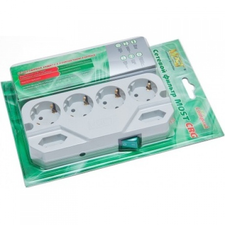 Сетевой фильтр Most CRG белый 2м
Сетевой фильтр Most CRG белый 2м