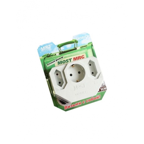 Сетевой фильтр Most MRG (адаптер на 3 розетки) белый
Сетевой фильтр Most MRG (адаптер на 3 розетки) белый