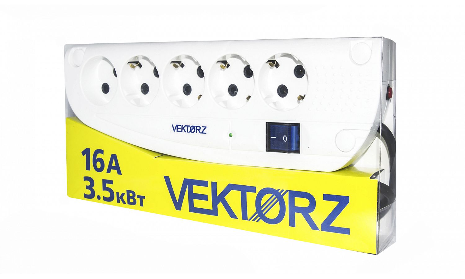Сетевой фильтр Vektor Z NEW 3.5 кВт светло-серый 5м (для бытовой техники,повышенная мощность)
Сетевой фильтр Vektor Z NEW 3.5 кВт светло-серый 5м (для бытовой техники,повышенная мощность)