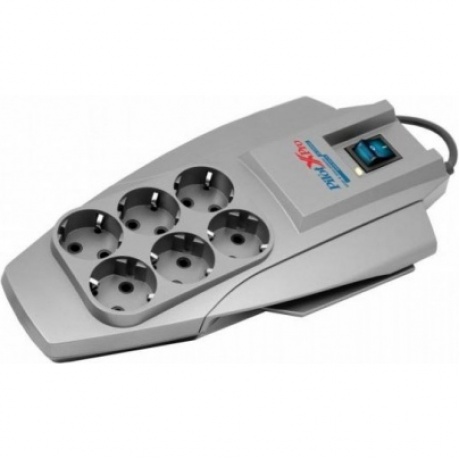 Сетевой фильтр Pilot X-Pro 3м (6 розеток) серый
Сетевой фильтр Pilot X-Pro 3м (6 розеток) серый