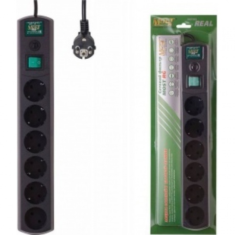 Сетевой фильтр Most RG 5м (6 розеток) черный
Сетевой фильтр Most RG 5м (6 розеток) черный