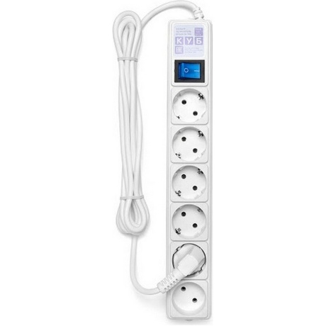 Сетевой фильтр Power Cube SPG(5+1)-16B-3М-WHITE 3м (6 розеток) белый
Сетевой фильтр Power Cube SPG(5+1)-16B-3М-WHITE 3м (6 розеток) белый
