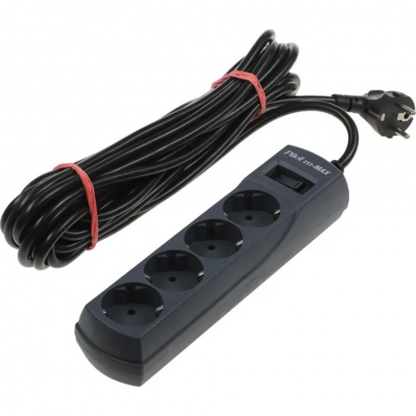 Сетевой фильтр Pilot m-MAX 7м (4 розетки) черный
Сетевой фильтр Pilot m-MAX 7м (4 розетки) черный